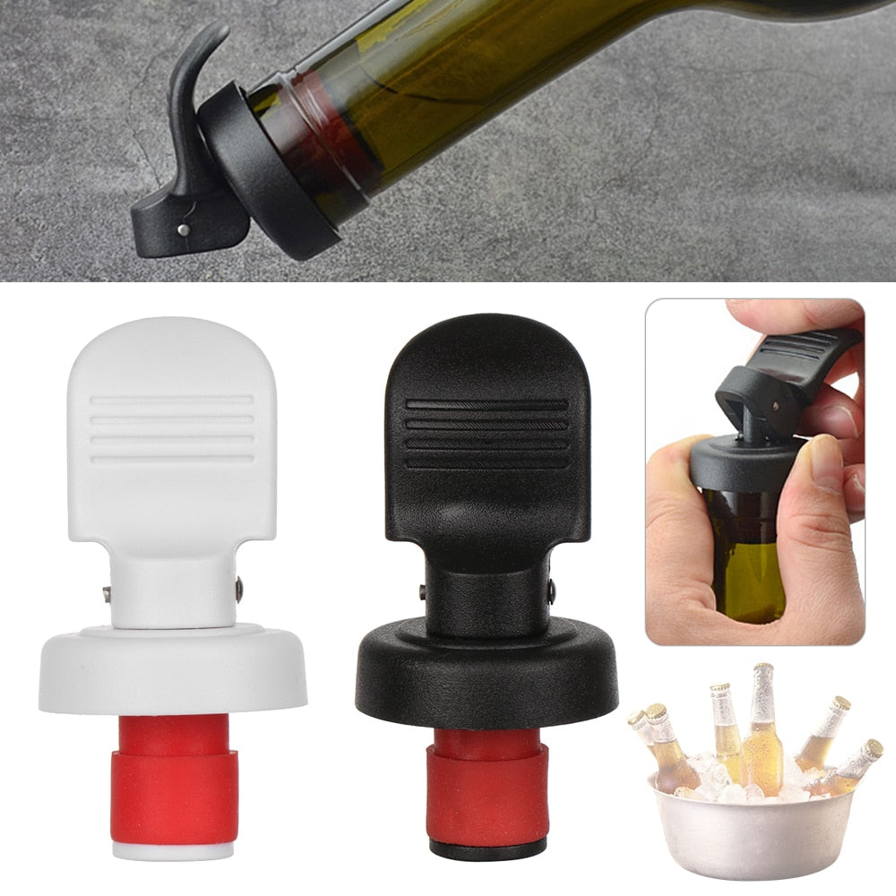 Silicon Leak-Proof Wine-Bottle Vacuum Stopper, Low Profile – FreshWine